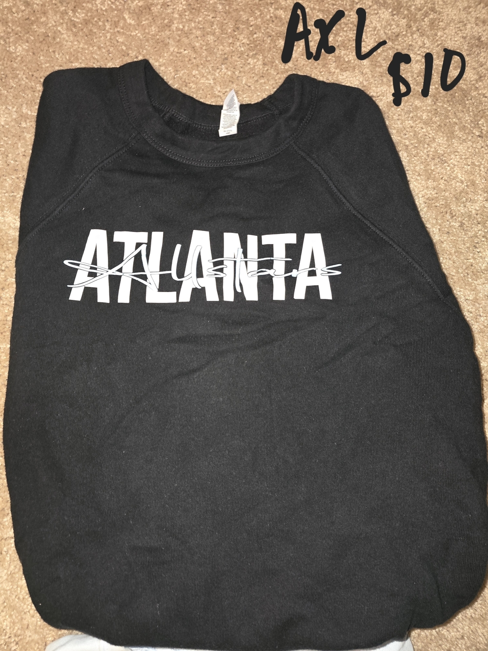 Atlanta Graphic Crewneck Sweatshirt - Black & White